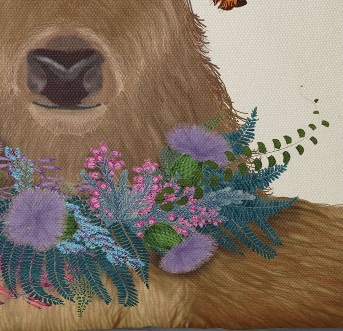 FabFunky Ltd - Vente Coussin décoratif - Coussin d'automne ou coussin de jardin écossais Deer Birdkeeper Stag3