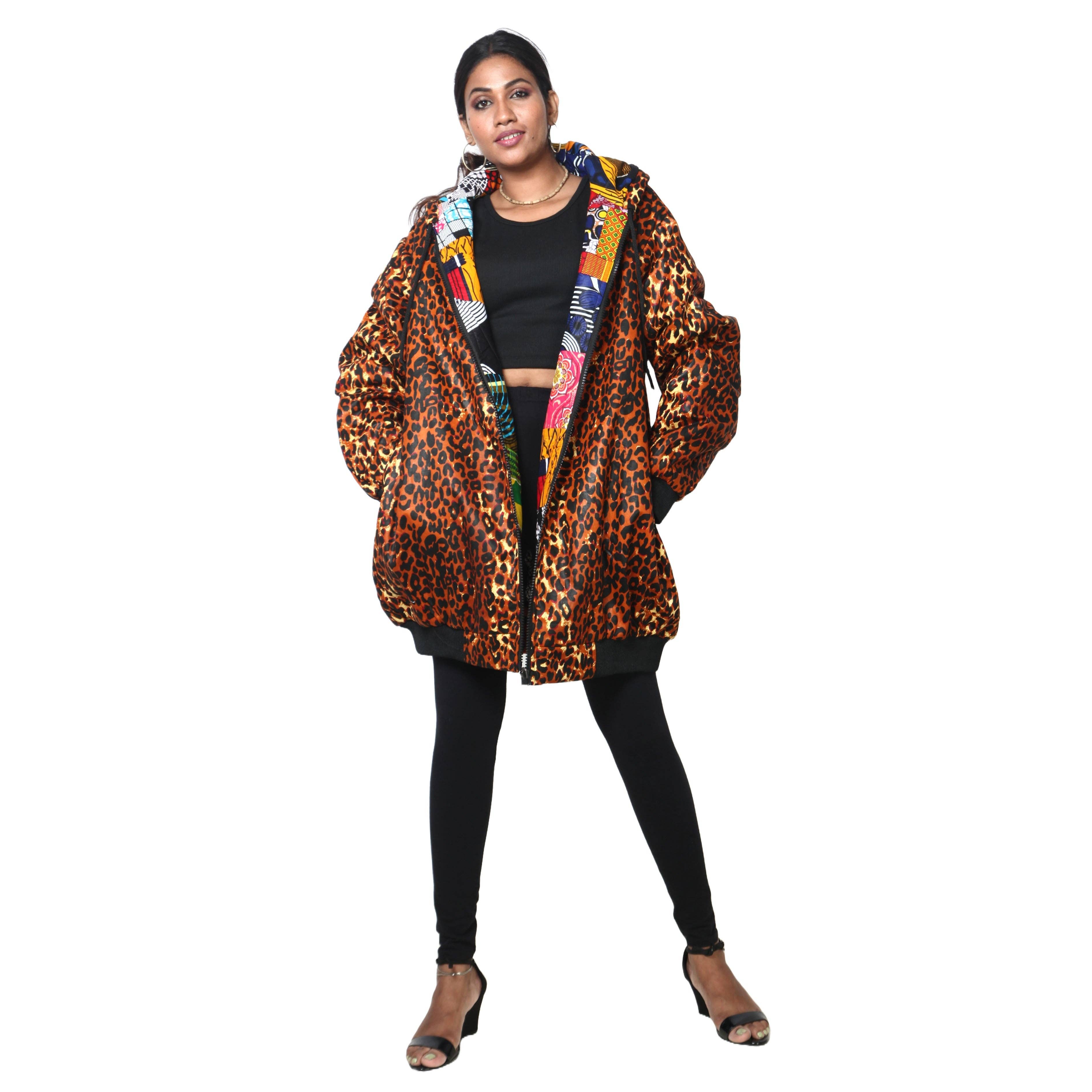 African Stars - Wholesale Retailer Display - Apparel - Unisex Reversible Jacket -- FI-2729