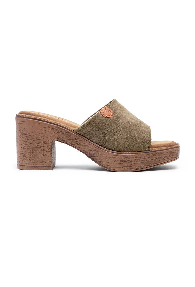 LADY GLORY – wholesale Mules – Women’s – Block-heeled mules with wooden sole10