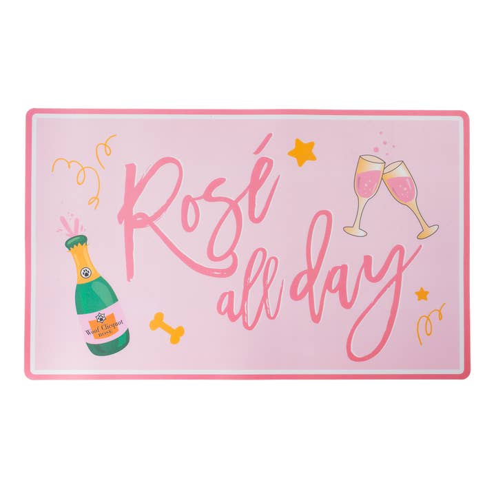 Rose' All Day Placemat for wholesale by Haute Diggity Dog