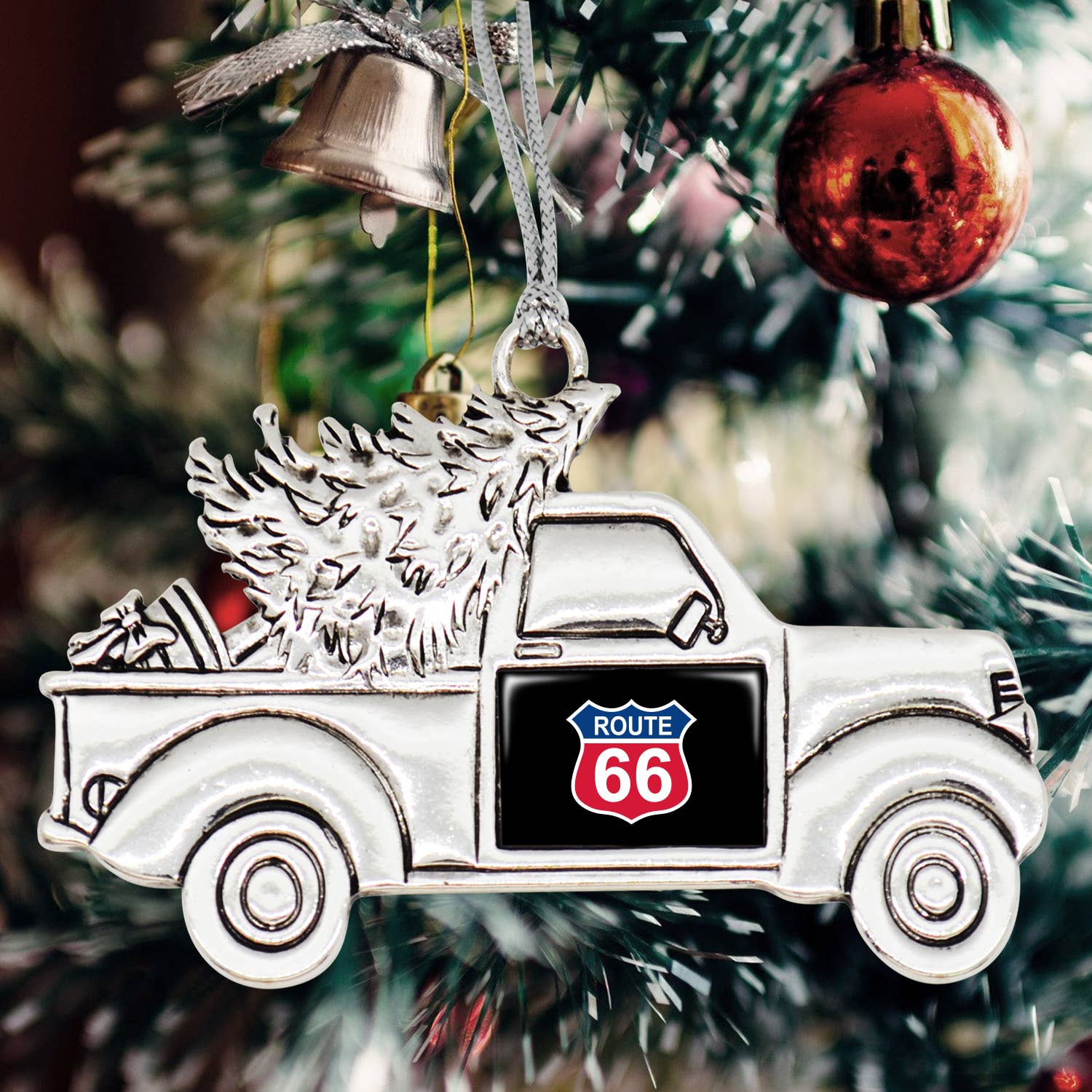 From The Heart - Wholesale Ornament - Route 66 Truck Ornament1