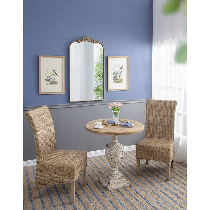 A&B Home Group Inc. - Wholesale Coffee Table - D30x31" Round Table - White/Brown6