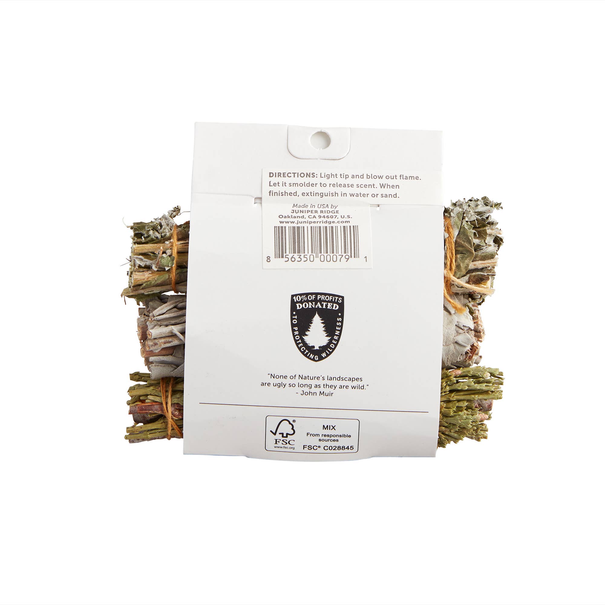 Juniper Ridge - Vente Bâton de sauge - Encens naturel - Sauge blanche, Armoise, Cèdre | Coffret cadeau1