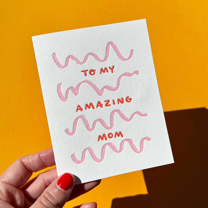 To My Amazing Mom - Tarjeta del Día de la Madre para venta al por mayor de INK MEETS PAPER