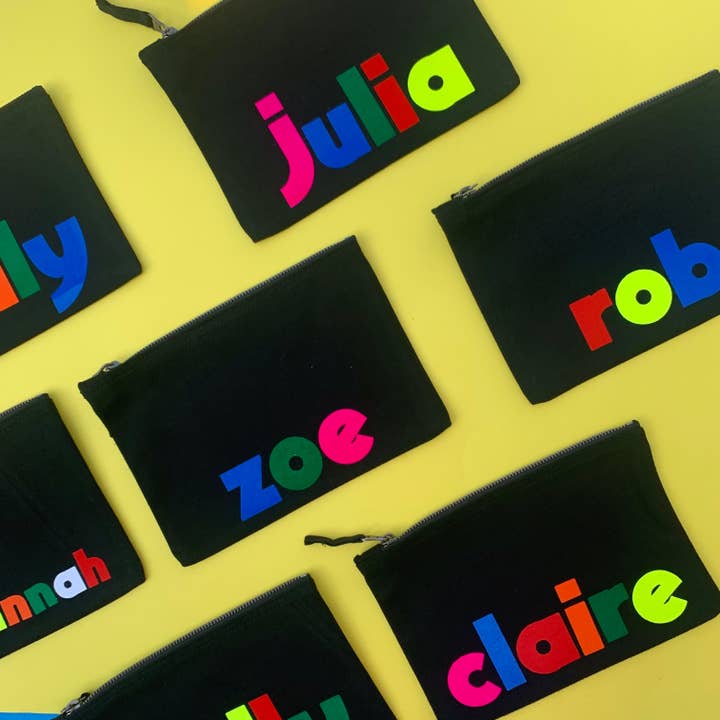 Personalised Pouch / Bag Any name or word for wholesale by MagicKind