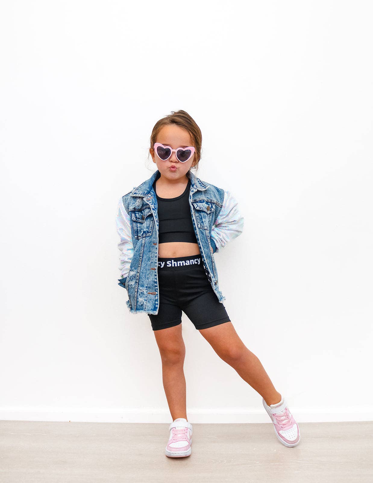 Fancy Shmancy Baby - Wholesale Top & Short Set - Kids - FSB Tumble Set - Black