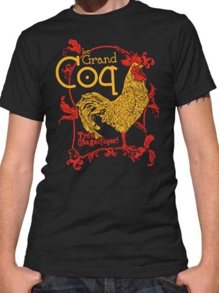 Men's Le Grand Coq T-Shirt for wholesale by Boredwalk