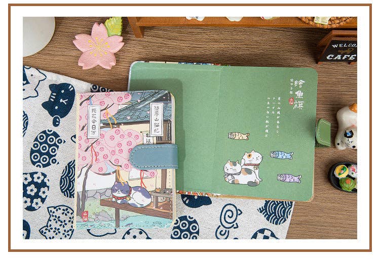 Gohobi （We cover U.S. import duties） - Wholesale Notebook - Gohobi Japanese Cat Magnetic Notebook, Monthly Planner, Study Notebook, Pocket Diary4