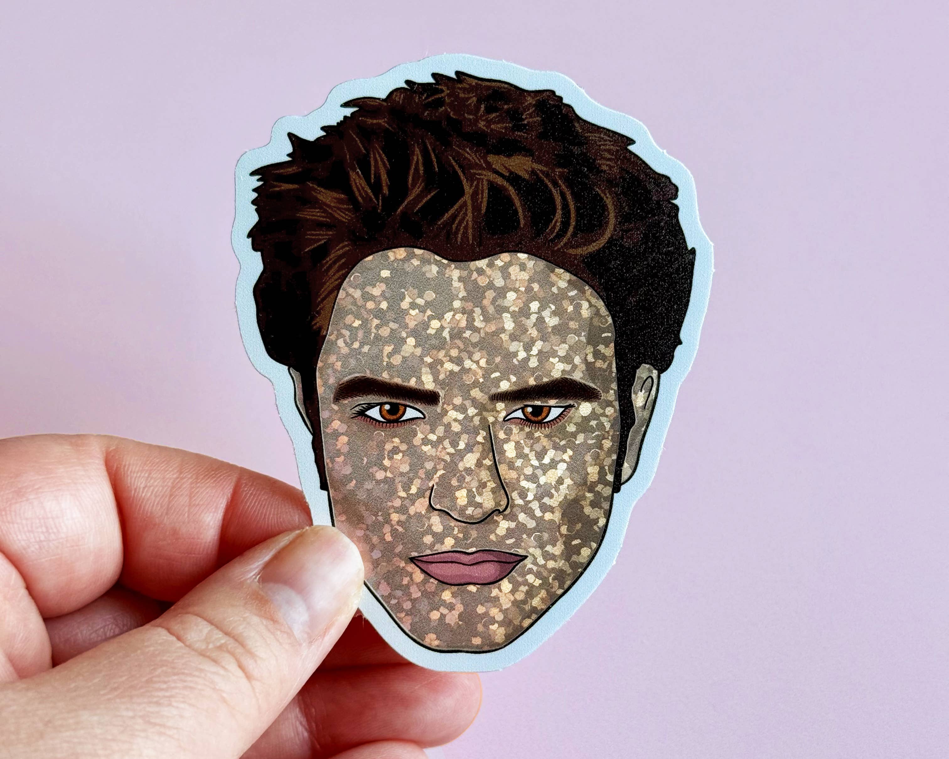 Skin of a Killer - Twilight Glitter Vinyl Sticker | TITSOAK for wholesale by Bonne Nouvelle