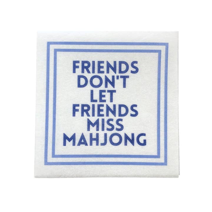 My Fair Mahjong - Wholesale Disposable Napkin - MAHJONG NAPKINS | 5'' x 5'' Luxury, Linen-Feel, Eco-Friendly12