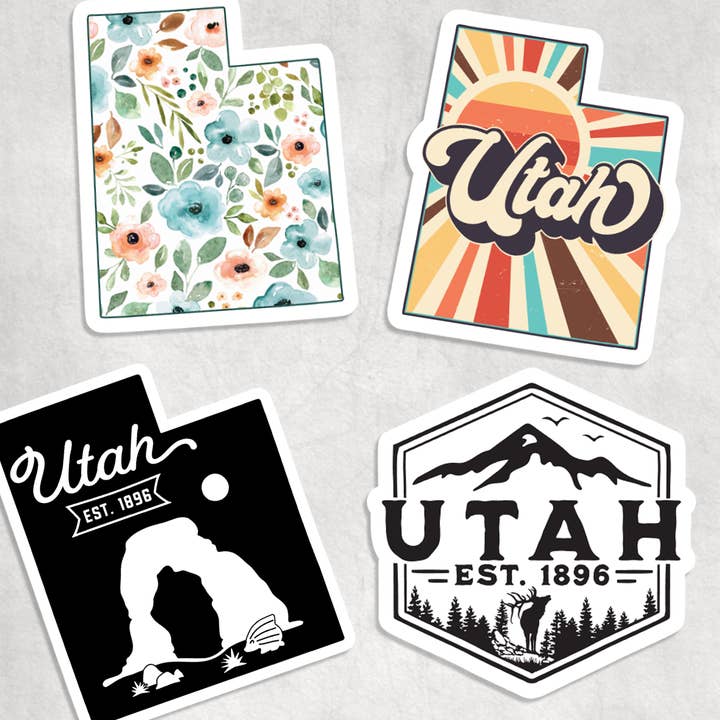 Expression Design Co - Wholesale Sticker - Utah Stickers0