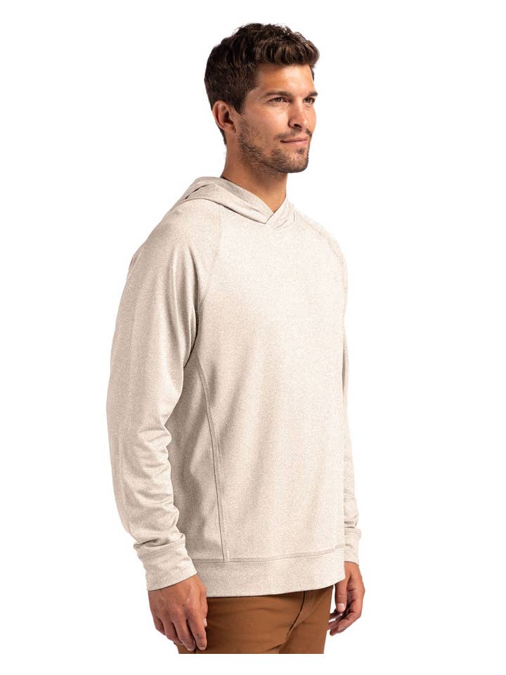 Cutter & Buck - Wholesale Hoodie - Men's - Cutter & Buck Adapt Knit Recycled Mens Heathered Hoodie2