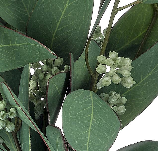 Will's Company - Wholesale Artificial Plant - Artificial Seeded Eucalyptus Bundle - 18"1