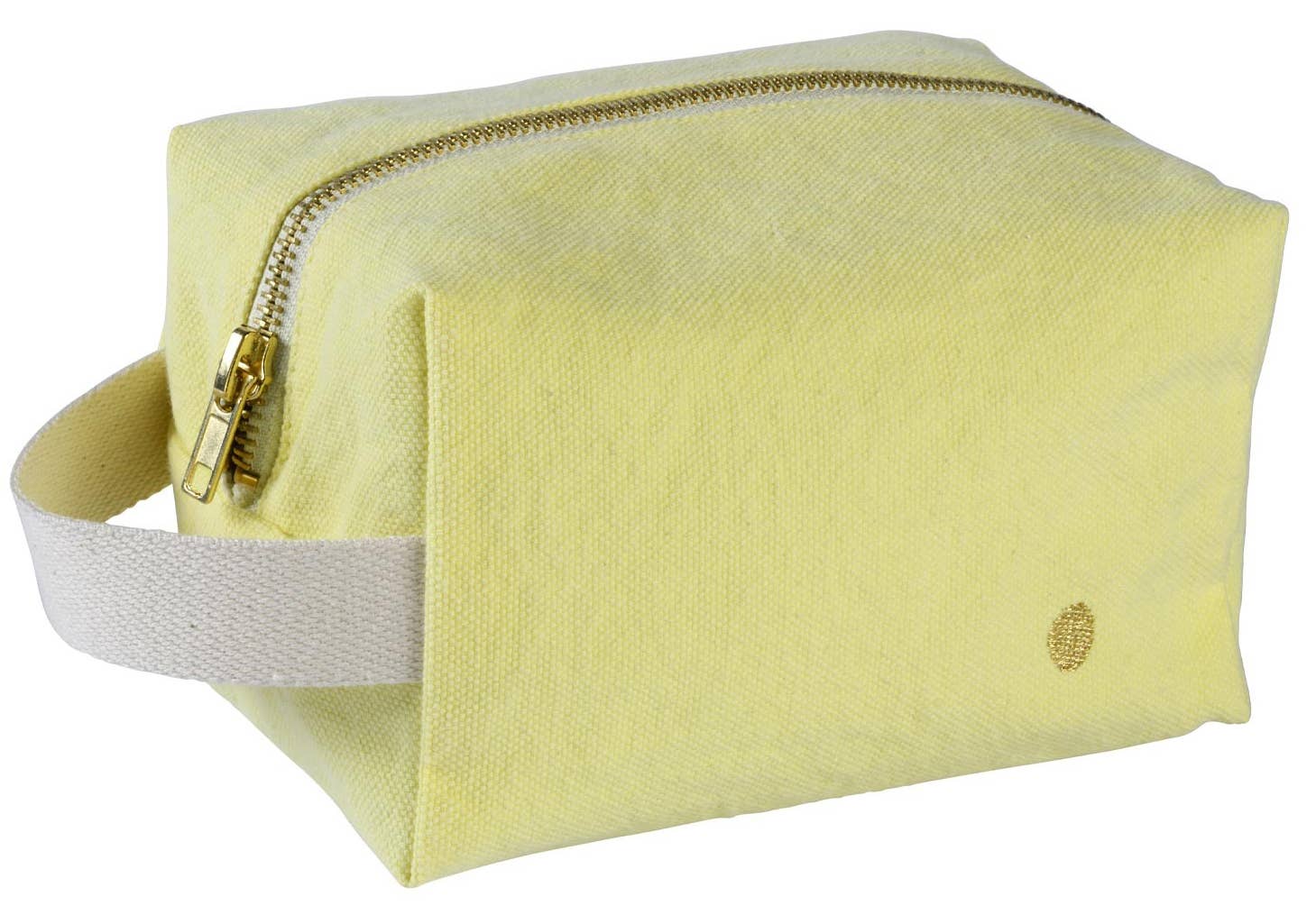Maison Vivaraise & La Cerise sur le Gâteau - Wholesale Makeup/Cosmetic Bag - Iona Sunshine cube pouch 15.5 x 10 x 10