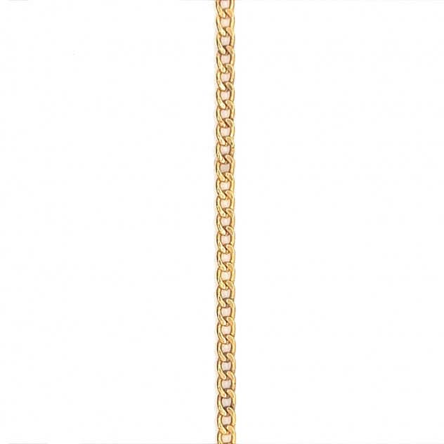 The Bead Bazaar - Wholesale Link & chain necklace - Wholesale Gold Filled Chain By The Foot, 18KT Gold Filled Curb Chain, Bulk Curb Chains, Gold Filled Flat Chain, Wholesale Chain To Make Necklace6