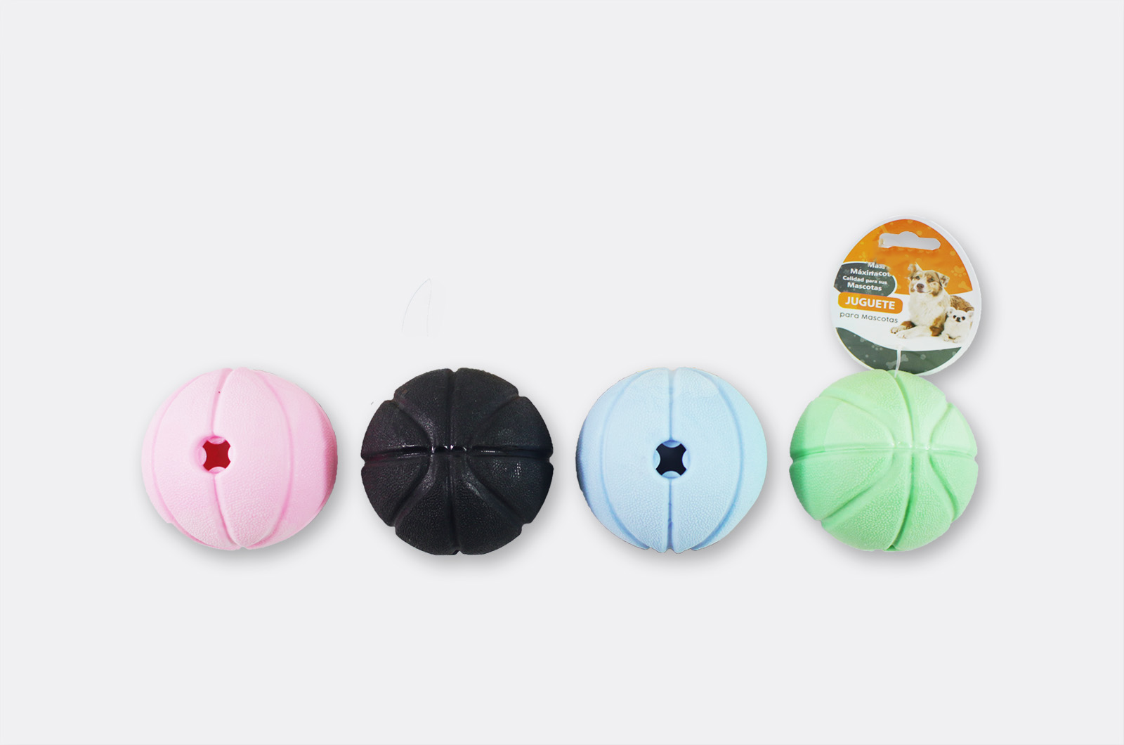 Amomi - Venta al por mayor Juguete para morder - Perros - Juguete Para Mascoats Tpr Huesos (4 Colores)0