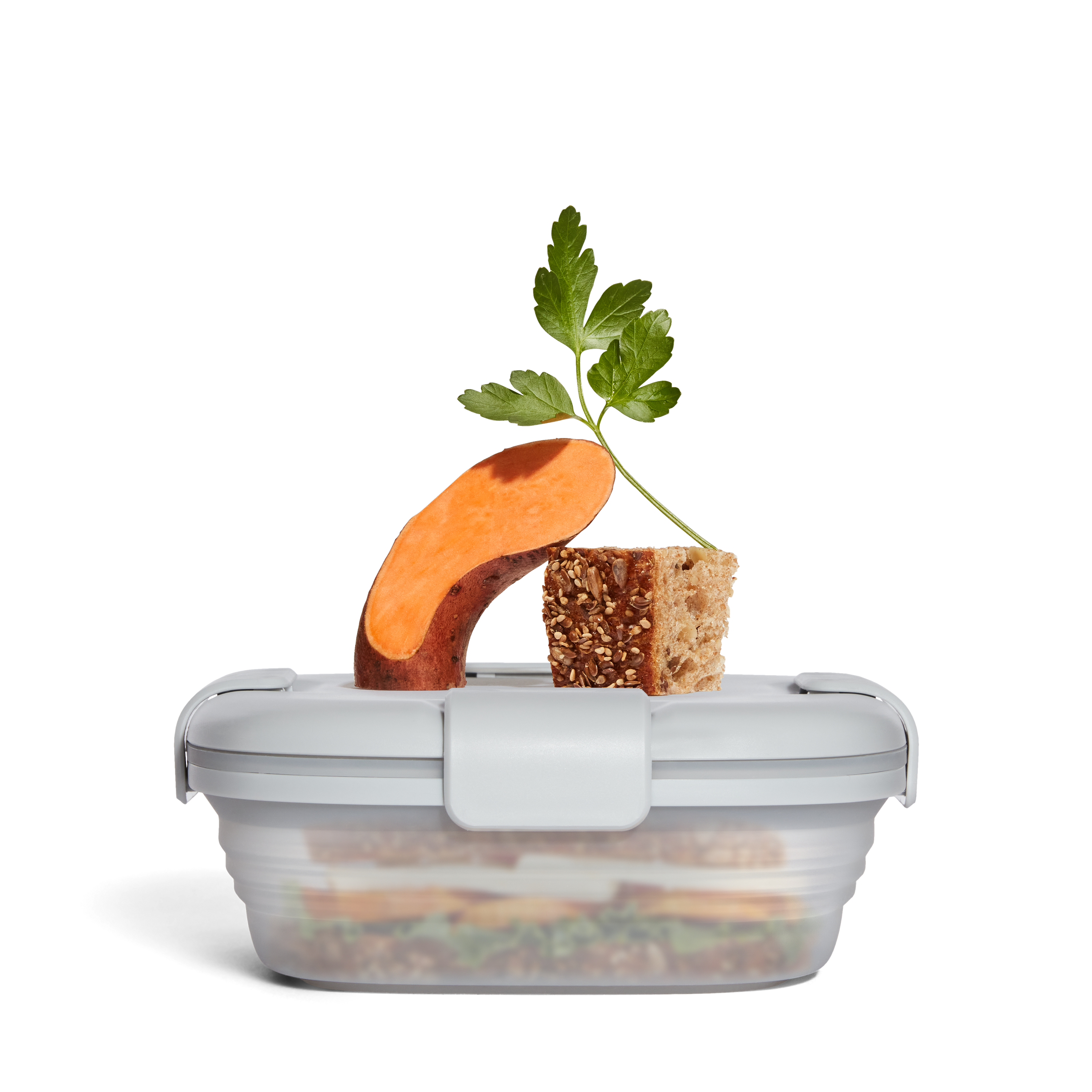 Stojo - Wholesale Lunch Bag/Box - 24oz Translucent Box - Collapsed Packaging5