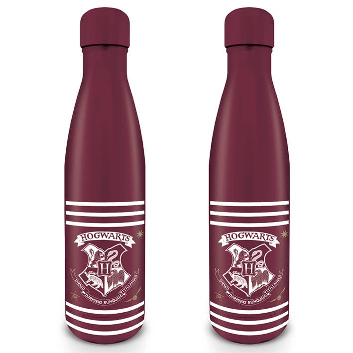 Garrafa de bebidas de metal Harry Potter (Crest & Stripes) por atacado de Pyramid International