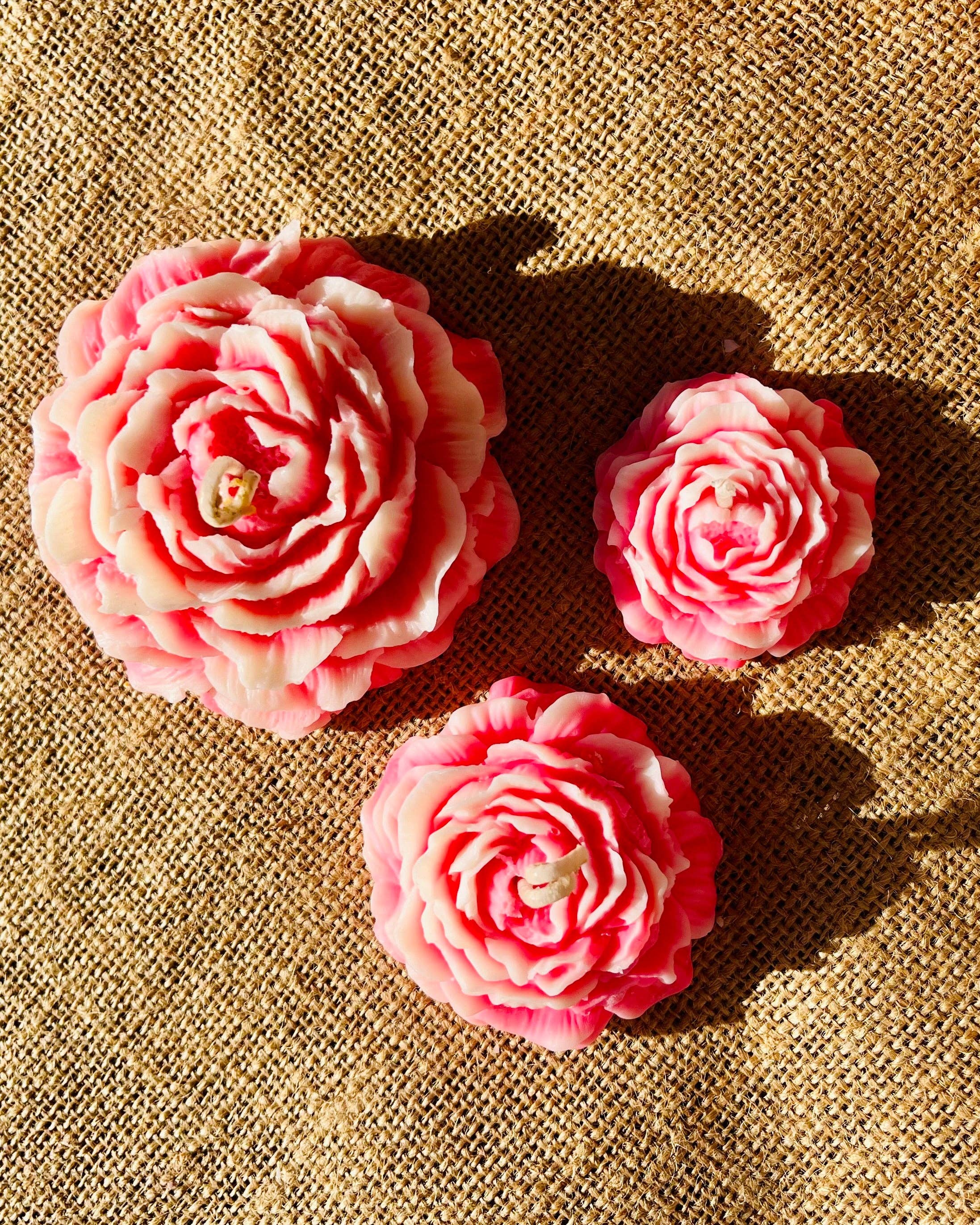 Kourage & co - Wholesale Novelty Candle - Peony Flower Candle2