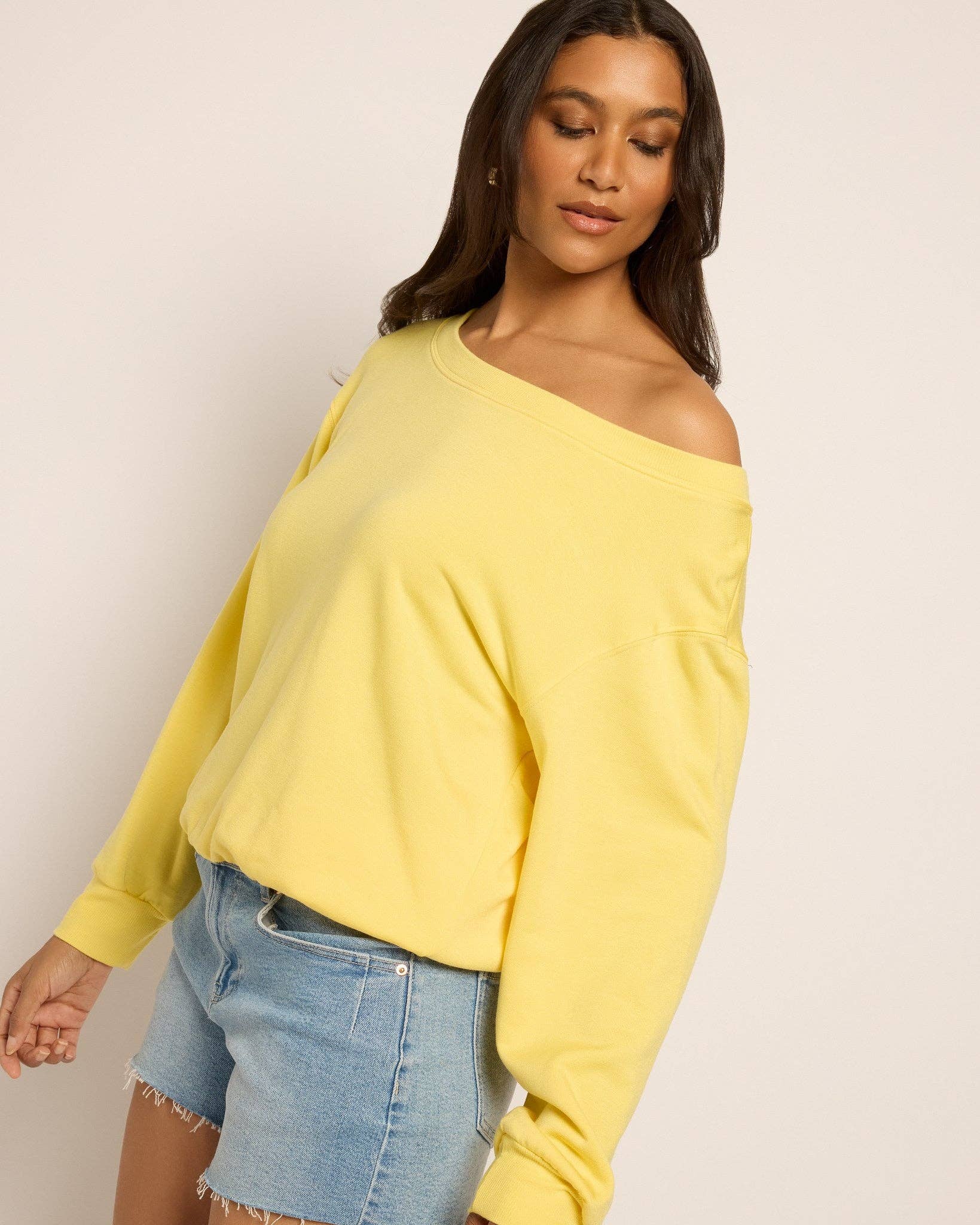 Seventy Eight and Sunny (SEAS) - Wholesale Sweatshirt - Women's - Brooksville One Shoulder Sweatshirt41