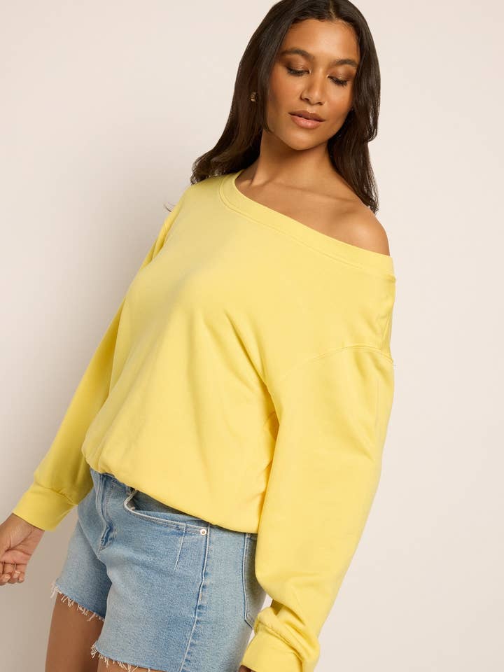 Seventy Eight and Sunny (SEAS) - Wholesale Sweatshirt - Women's - Brooksville One Shoulder Sweatshirt41