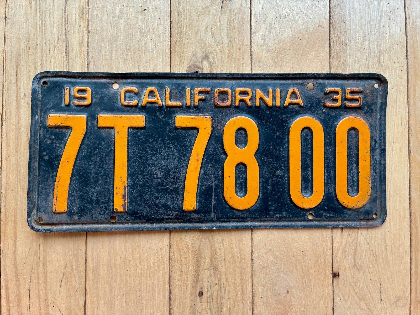 RusticPlates - Wholesale Sign - 1935 California License Plate0