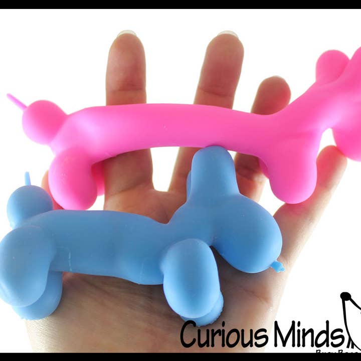 Curious Minds Toys - Wholesale Squishy toy – Kids & Baby - 1 Scented Balloon Dog Crunchy Sand Filled Stress Ball - Cute8