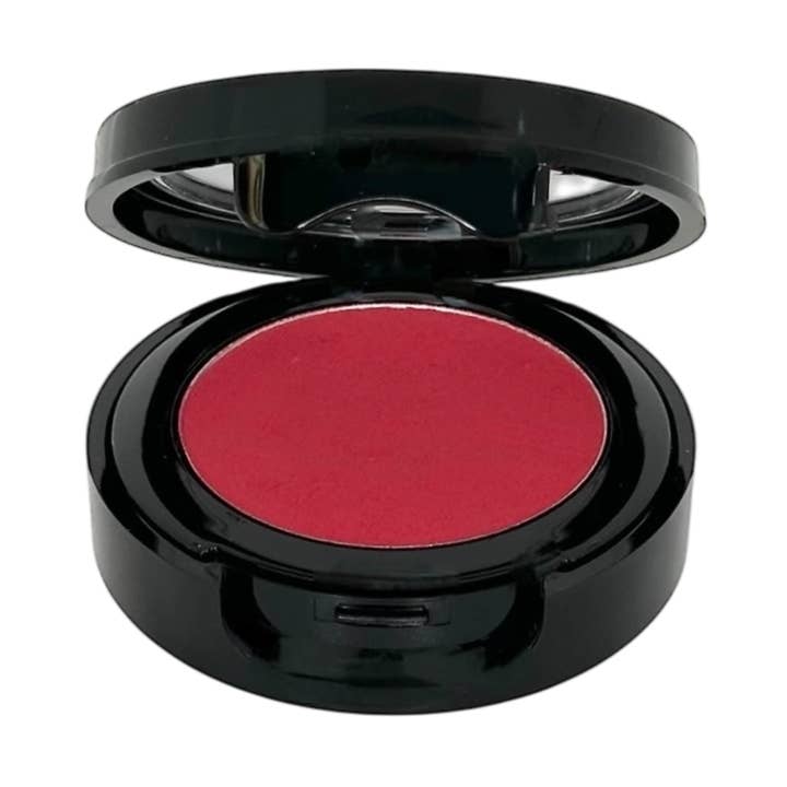 Claret Powder Blush – Vibrant Cool Red, Buildable, Blendable, Flattering on All Skin Tones .5g/1oz. for wholesale by Sydoni Skincare and Beauty, Inc.