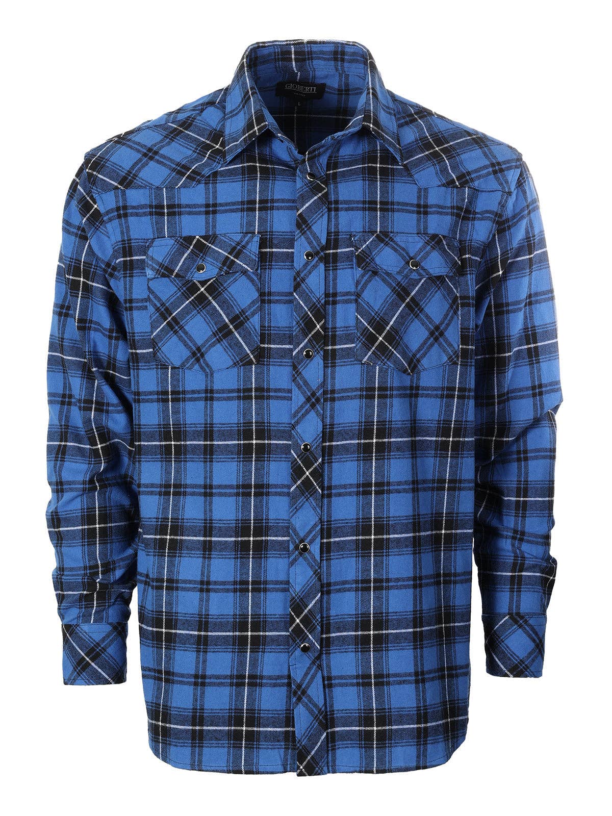 b-one inc - Wholesale Button Down Shirt - Men's - Men's Flannel Plaid Western Shirt with Snap Buttons13