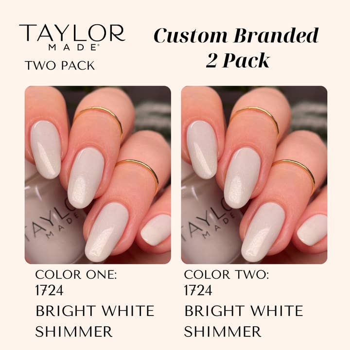 Taylor Made Polish - Vendita all'ingrosso Smalto per unghie - Smalto per unghie personalizzato: confezione da 2 a lunga tenuta + vegano + non tossico246