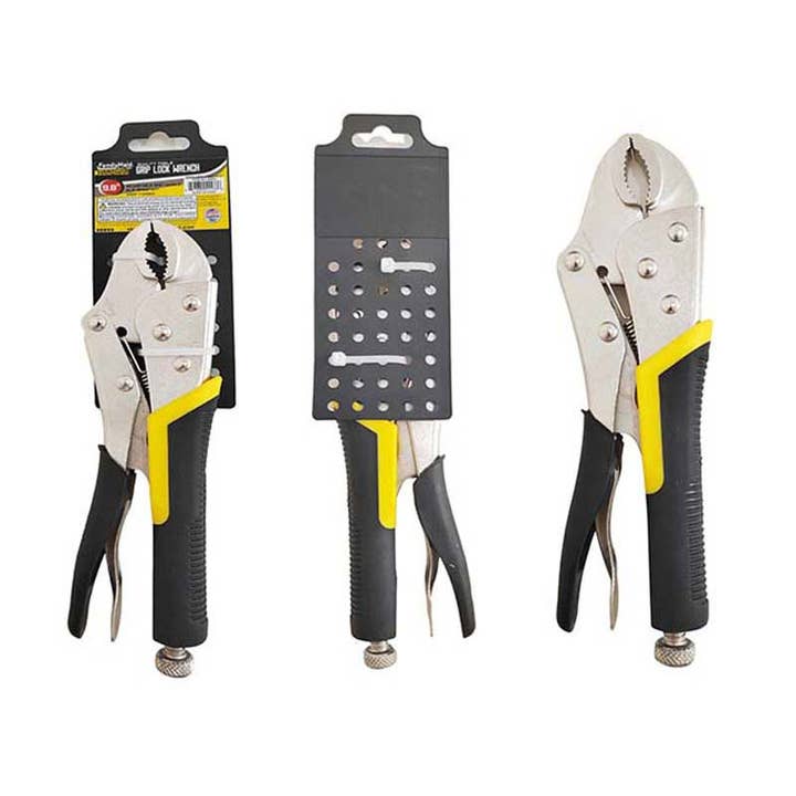 Grip Lock Wrench 9.8" Yellow/Black for wholesale by Deluxe Import Trading