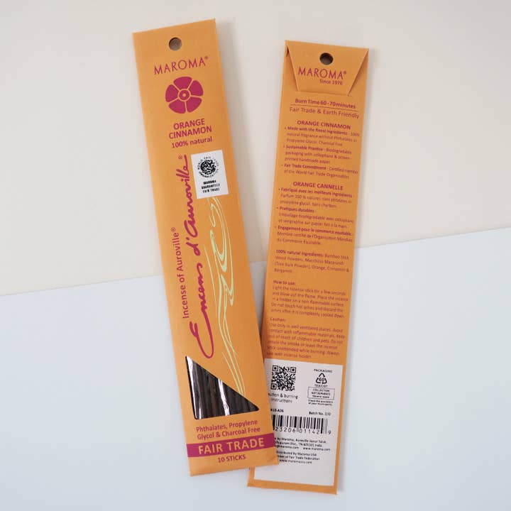 Premium Stick Incense Orange Cinnamon for wholesale by MAROMA USA