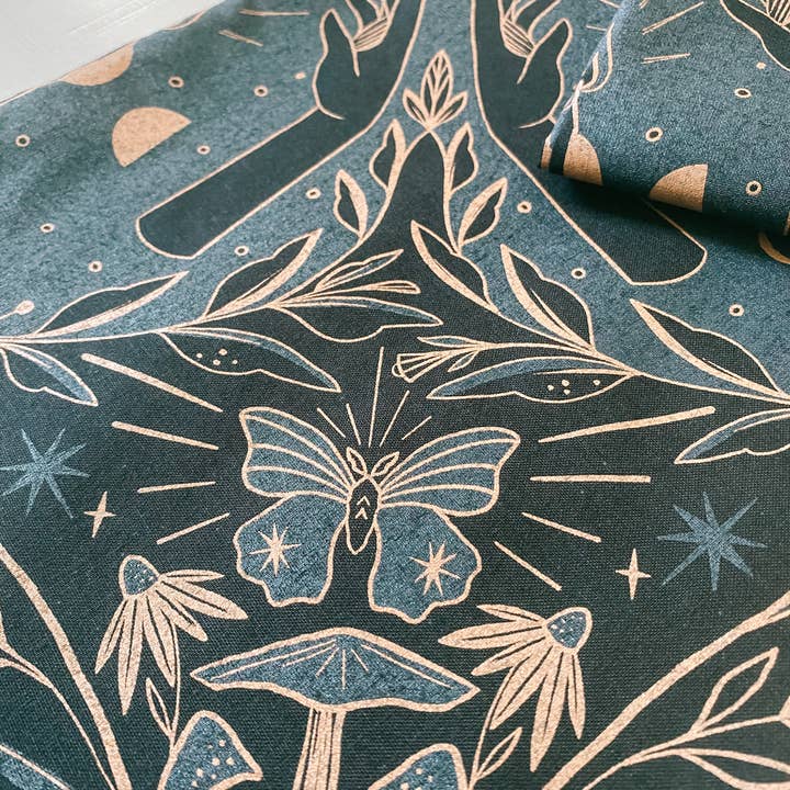 Lantern Print Co. - Wholesale Bandana - Unisex - Bandana: Luminary; Black4