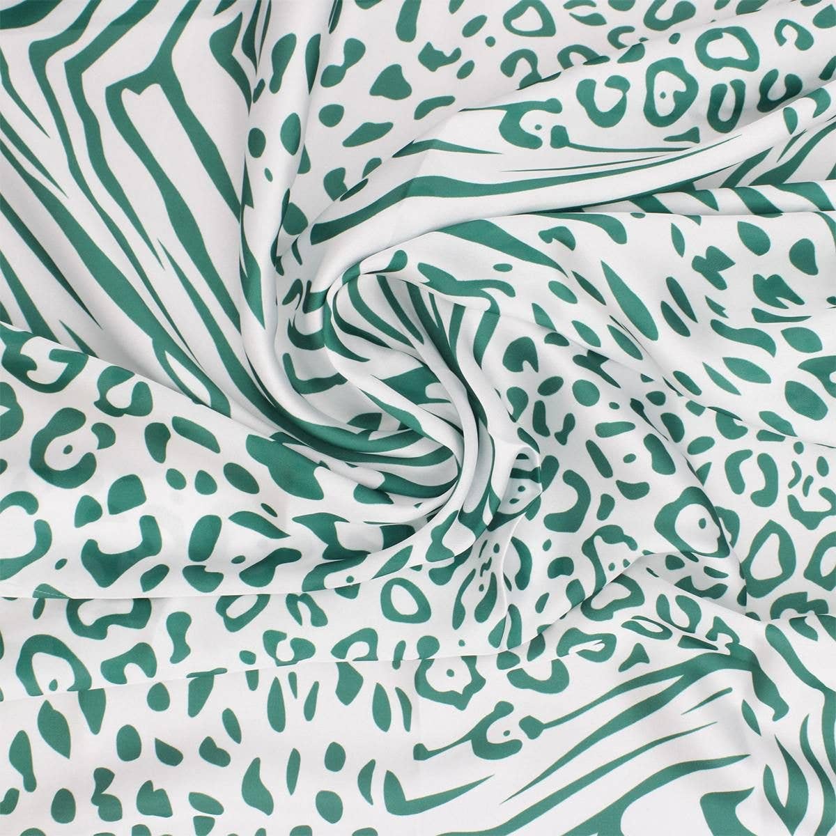 Pink and Green AKA Sorority Animal Print Square Scarf for Women for wholesale on Faire2