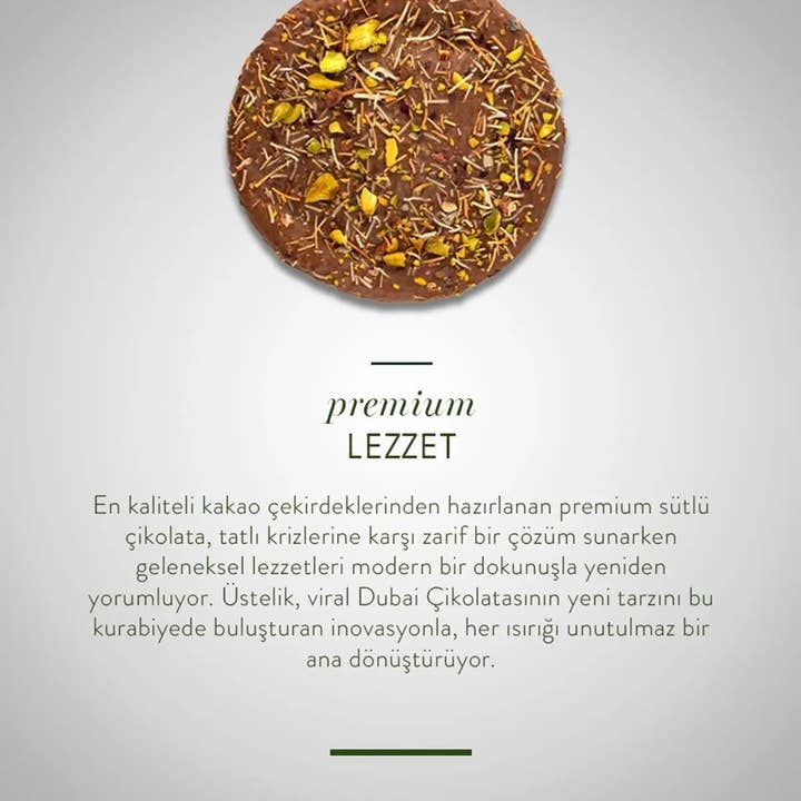Pistest - Wholesale Cookie - Dubai chocolate cookies 60 g 5