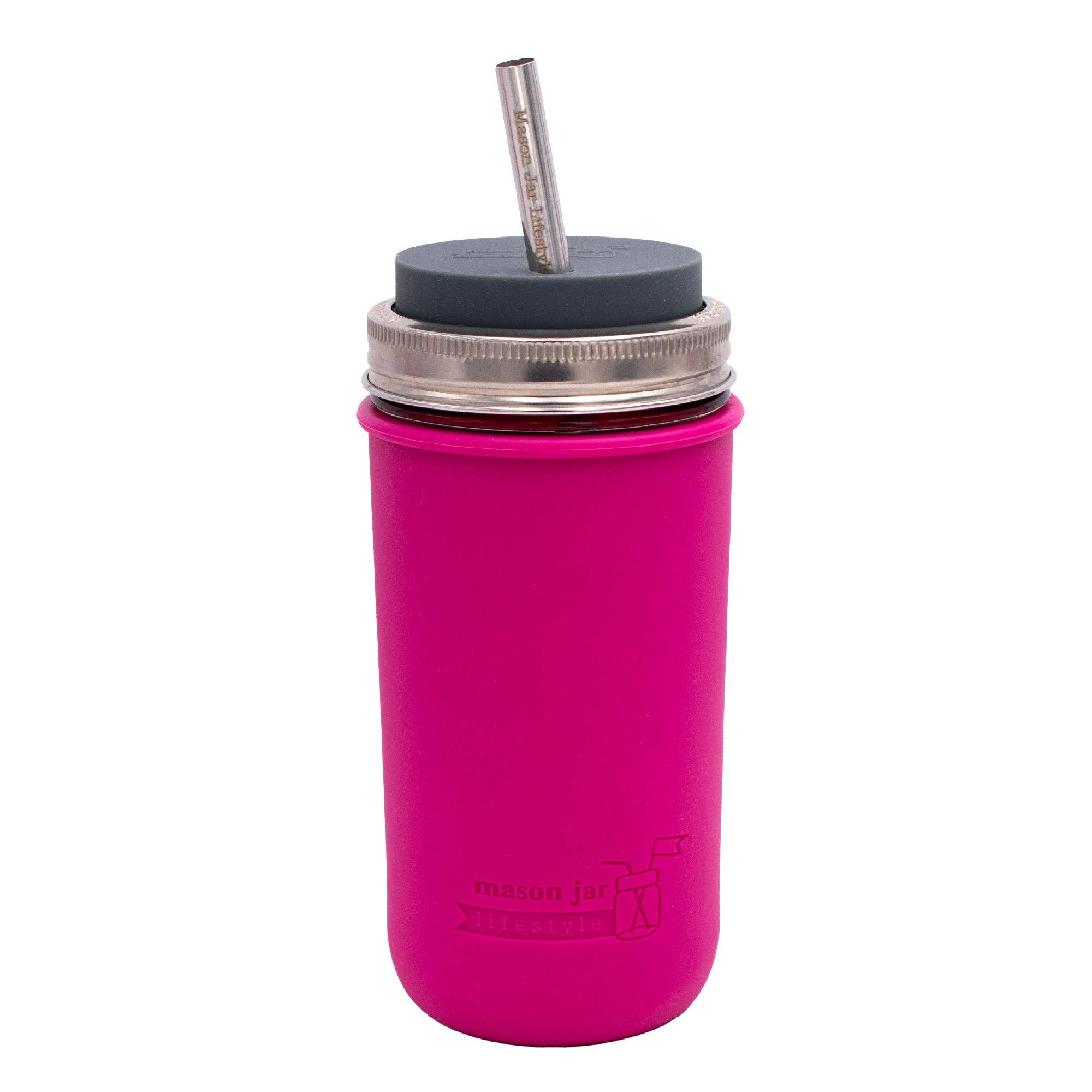 Mason Jar Lifestyle - Wholesale Drink Huggers & Koozies - Silicone Sleeve for Pint & a Half 24oz Ball Mason Jars20