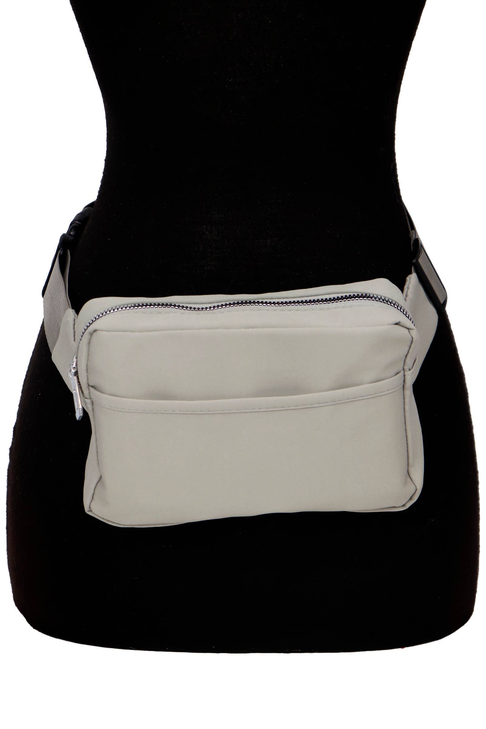 ASSORTED Minimal Matte Neutral Solid Belt Bag Fanny Pack for wholesale on Faire7