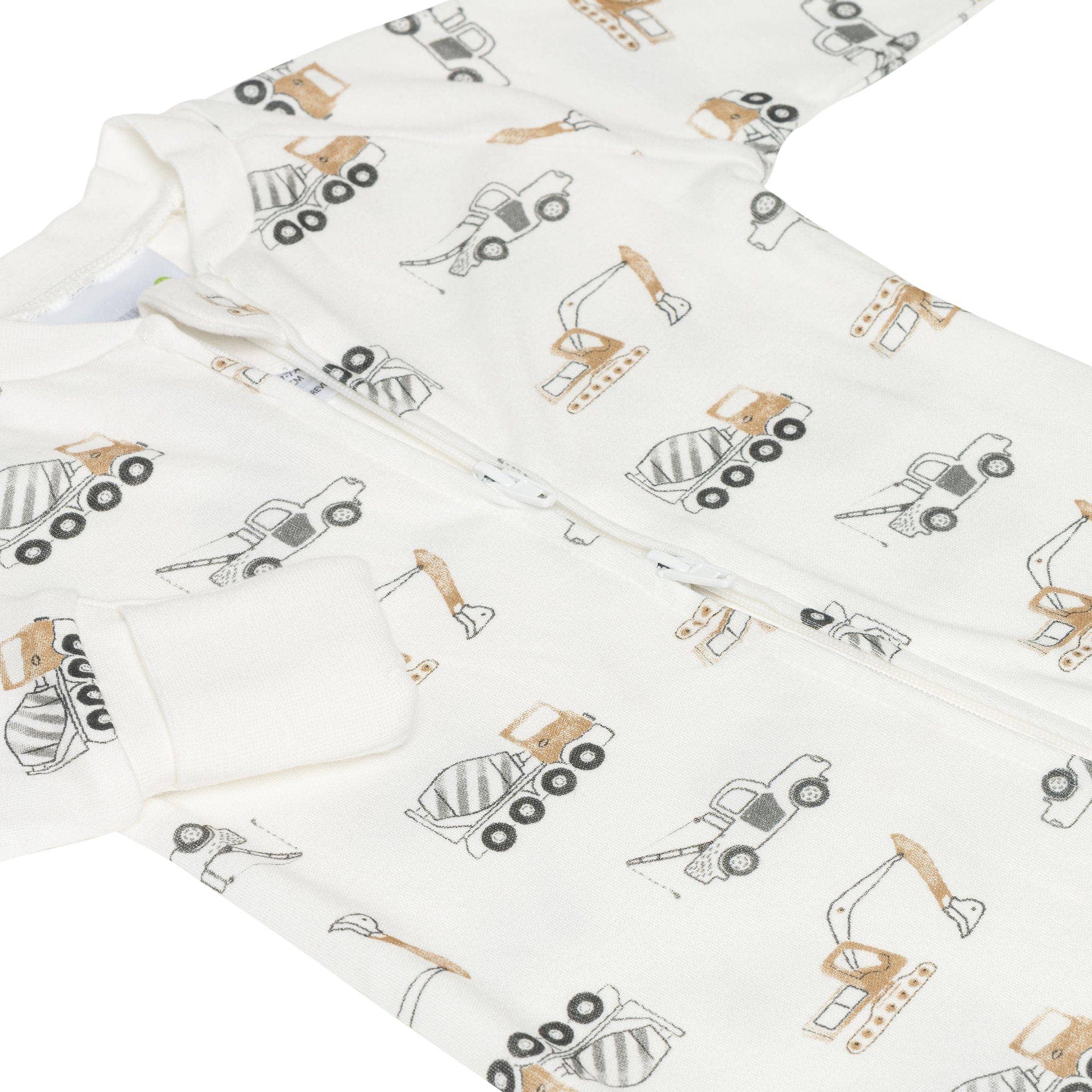 Perlimpinpin – wholesale Nattdräkt – Baby – Bambu babysoverall - Konstruktion3