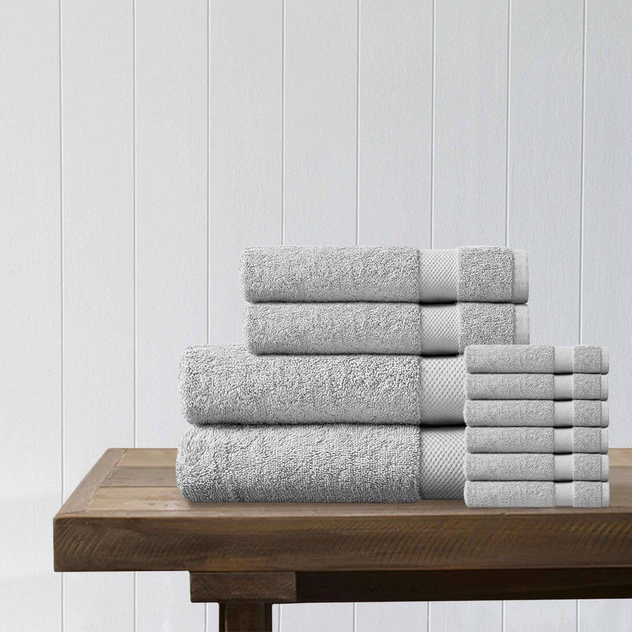 Delara - Wholesale Towel Set - 100% Organic Cotton Quick Dry Starter Bath Set55