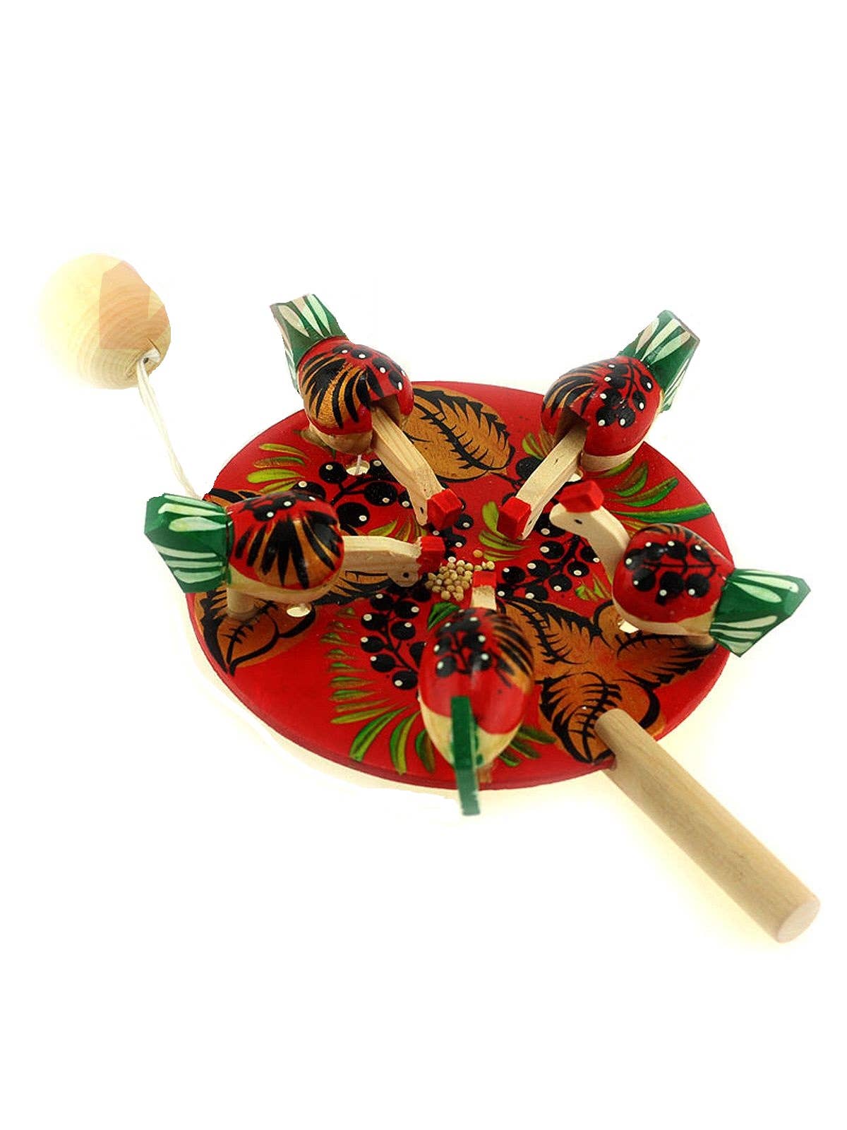 GSZ corporation DBA Gabriella's Gifts - Wholesale Wood Toy - Kids - Hand Painted Wooden Pecking Chickens Hens Toy3