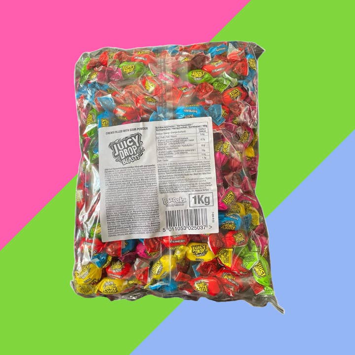 Gaffney's Sweets & Treats Wholesale - Wholesale Gummy - Bazooka Juicy Drop Blasts 8x1KG