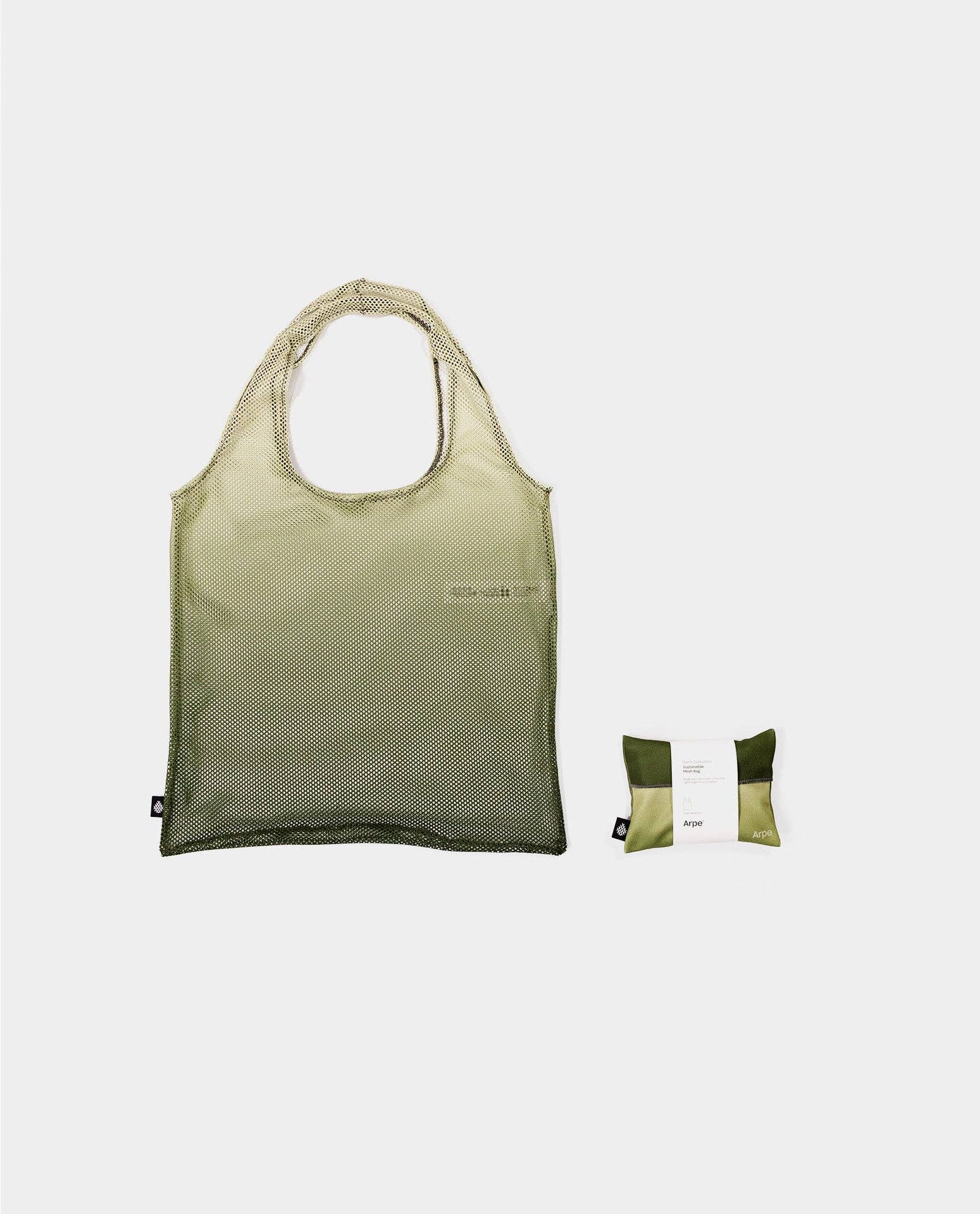 Arpe - Wholesale Grocery/Shopping Bag - Mesh Bag Olive Green6