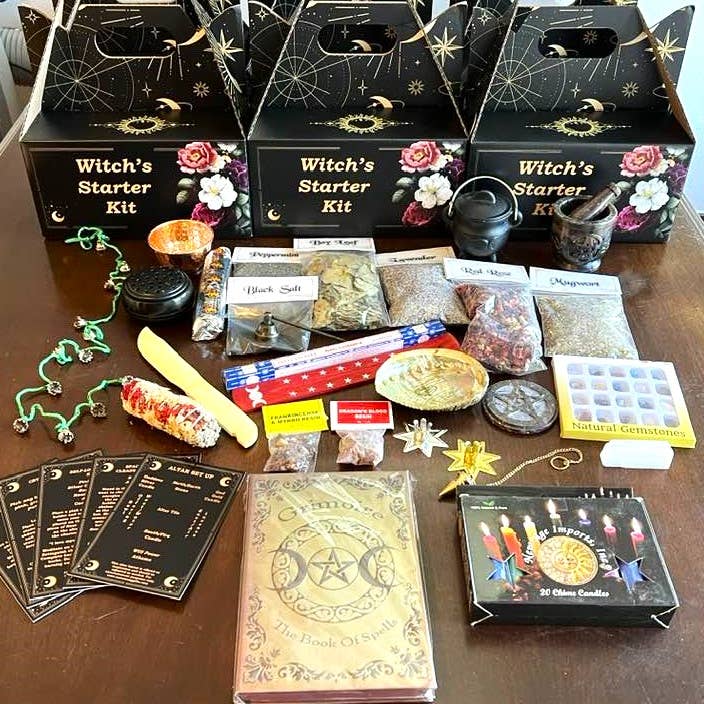 Aura Song Gifts - Wholesale Meditation Supplies - Witch's Starter Kit with 75 items3