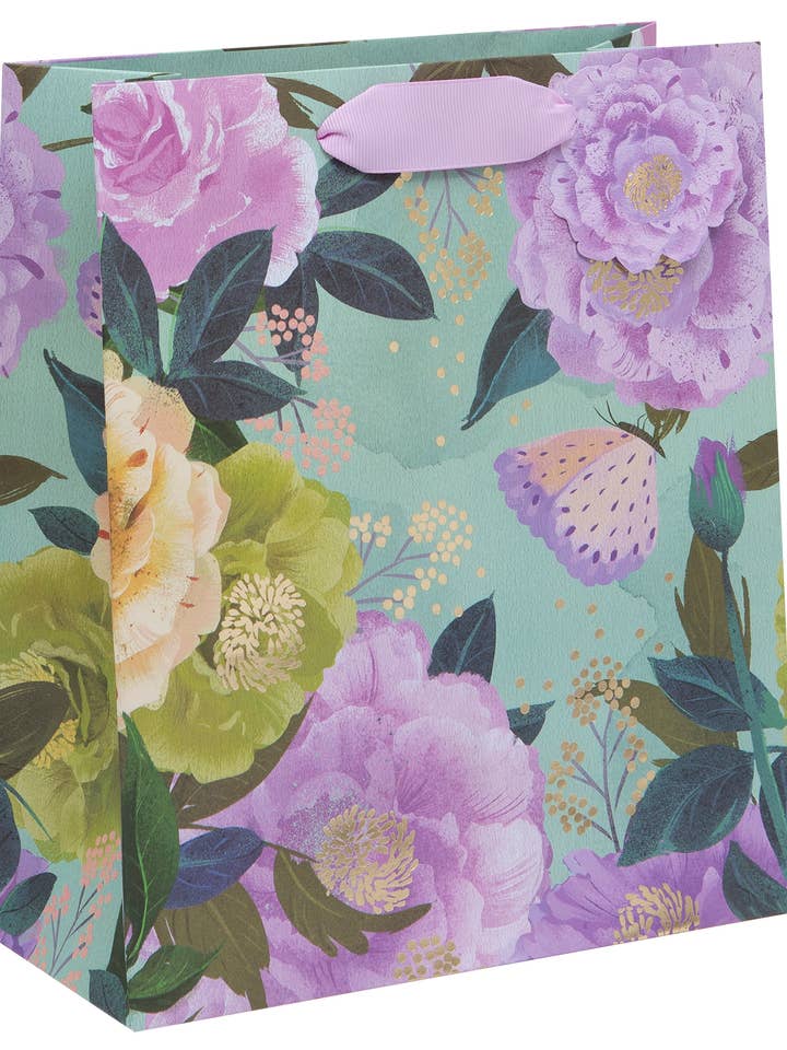 Butterfly Floral Midi Bag for wholesale by Ballyhoo