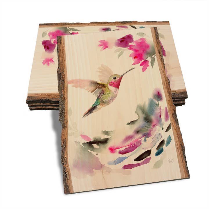 DaydreamHQ - Wholesale Art Print - Henning's Pink Pollinator - Live Edge