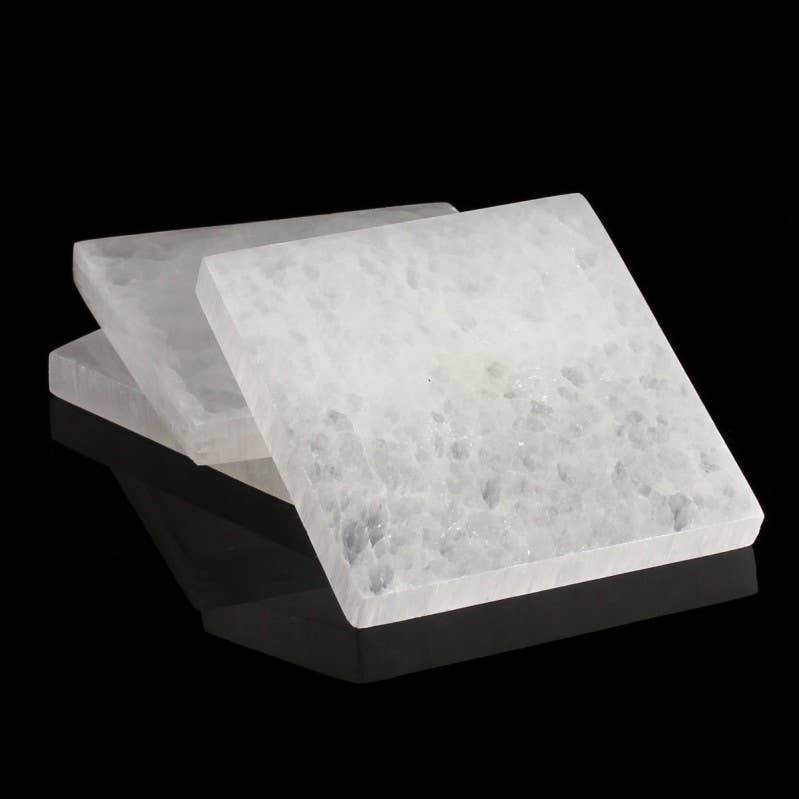 UniArt - Vendita all'ingrosso Decorazione - Piastra di selenite naturale, 10 cm4