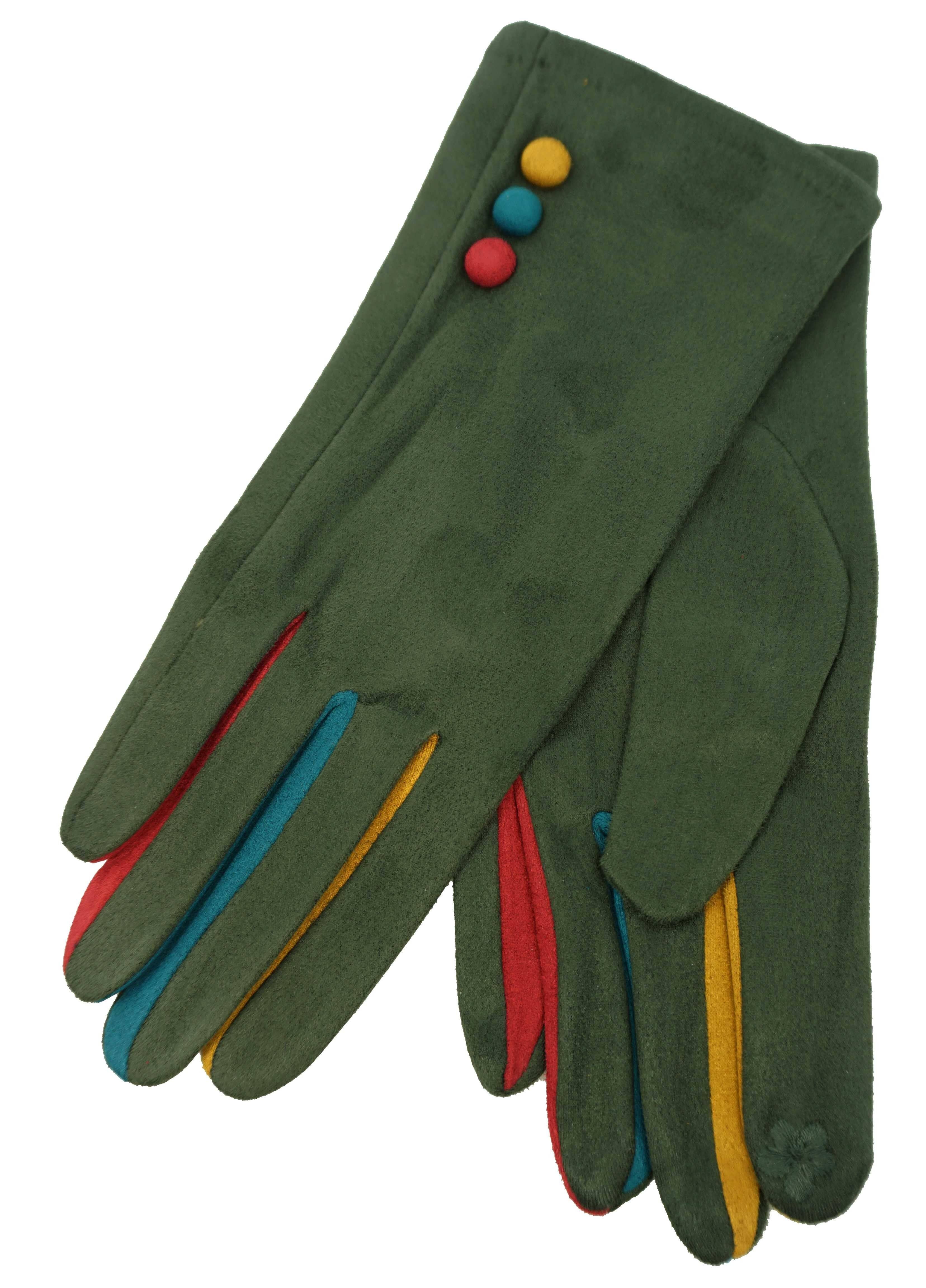 Anais - Wholesale Gloves - Women's - Multi-color glove with touch finger YN03293
