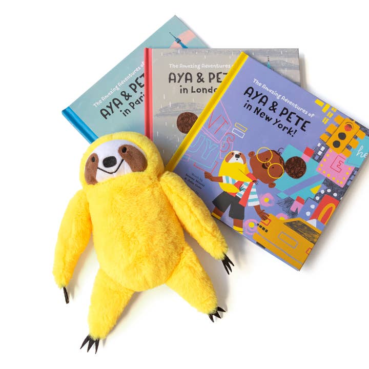 Aya & Pete - Wholesale Stuffed/Plush Toy - Kids & Baby - Aya & Pete Plush "Pete" Sloth Toy