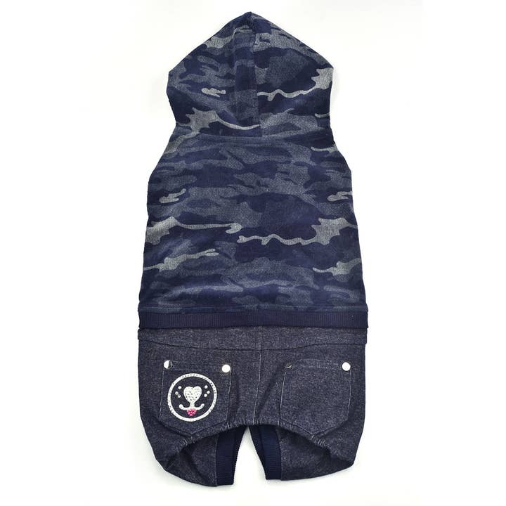 Veste à capuche camouflage avec pantalon pour la vente par Sniffie