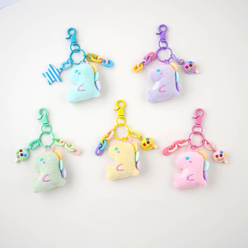 MKS America - Wholesale Keychain - Women's - Plush Unicorn Keychain Cute Pendant for Bags Girls Gift8